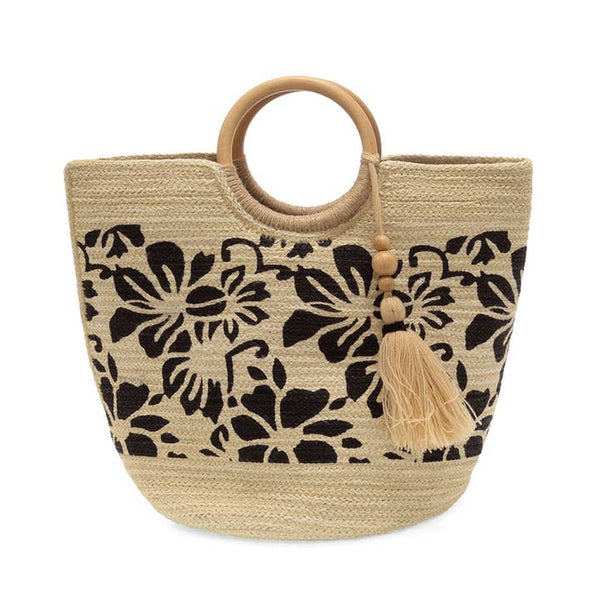 Tropical Floral Jute