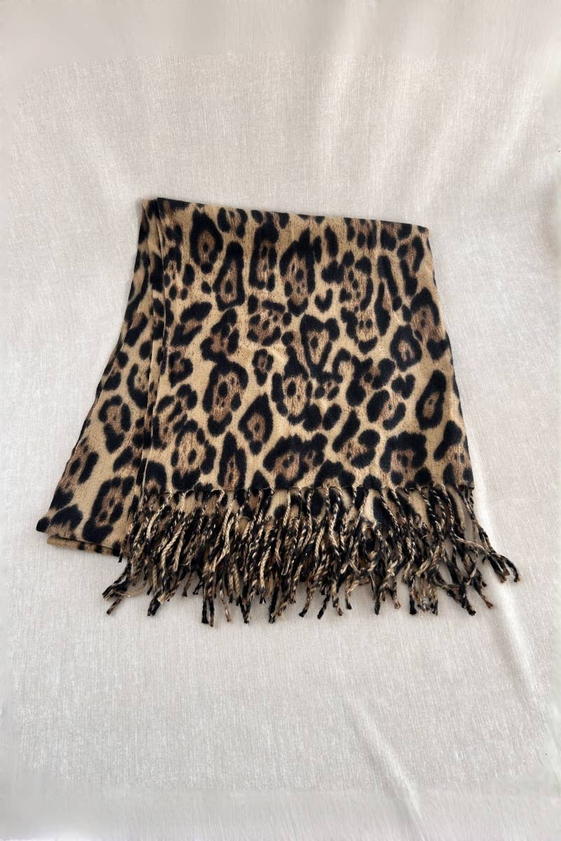 Iconic Leopard Scarf