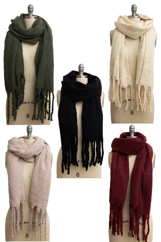 Cozy Knit Tass Scarf