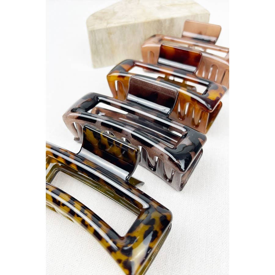 Leopard Hair Clips