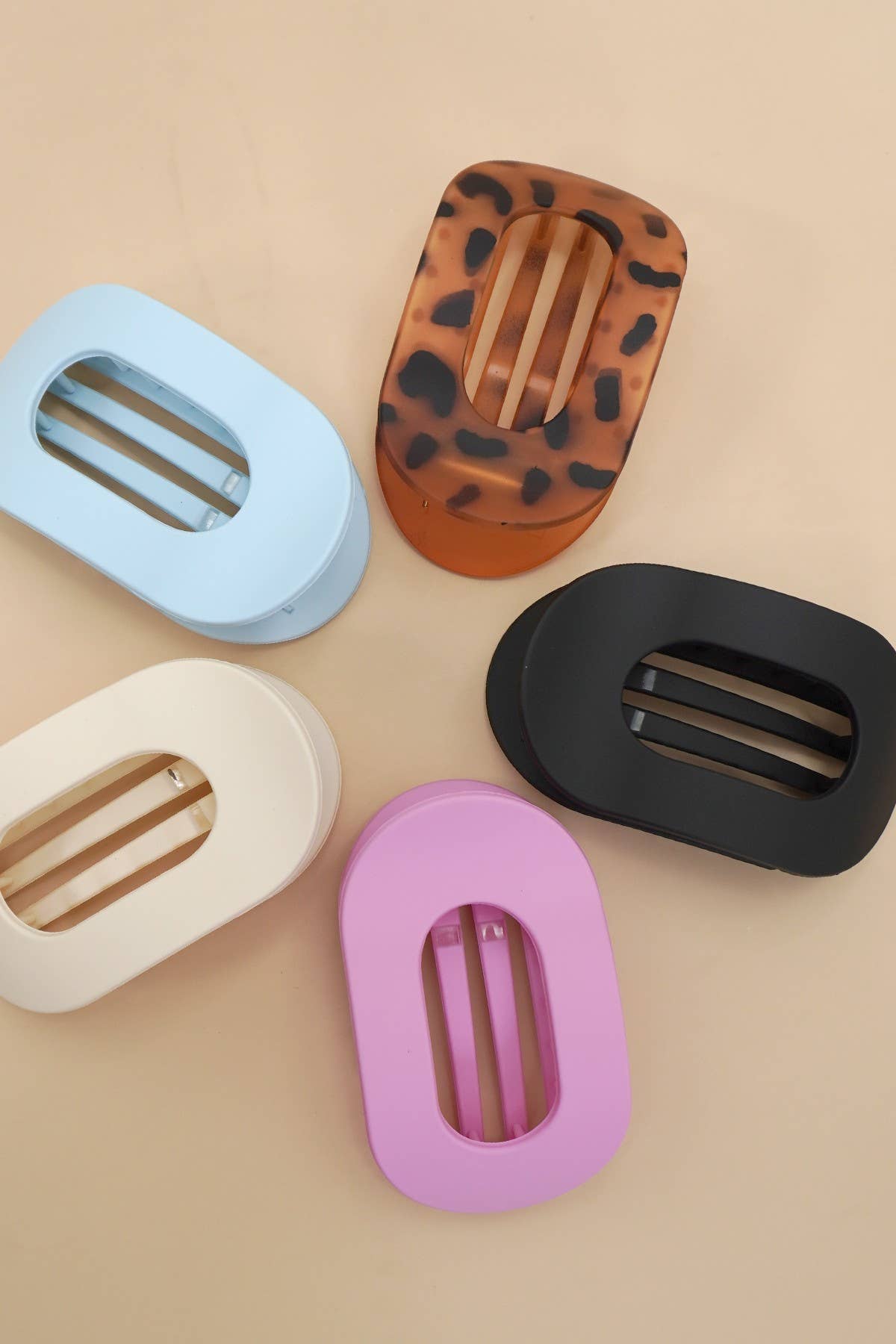 Jumbo Oval Claw Clips
