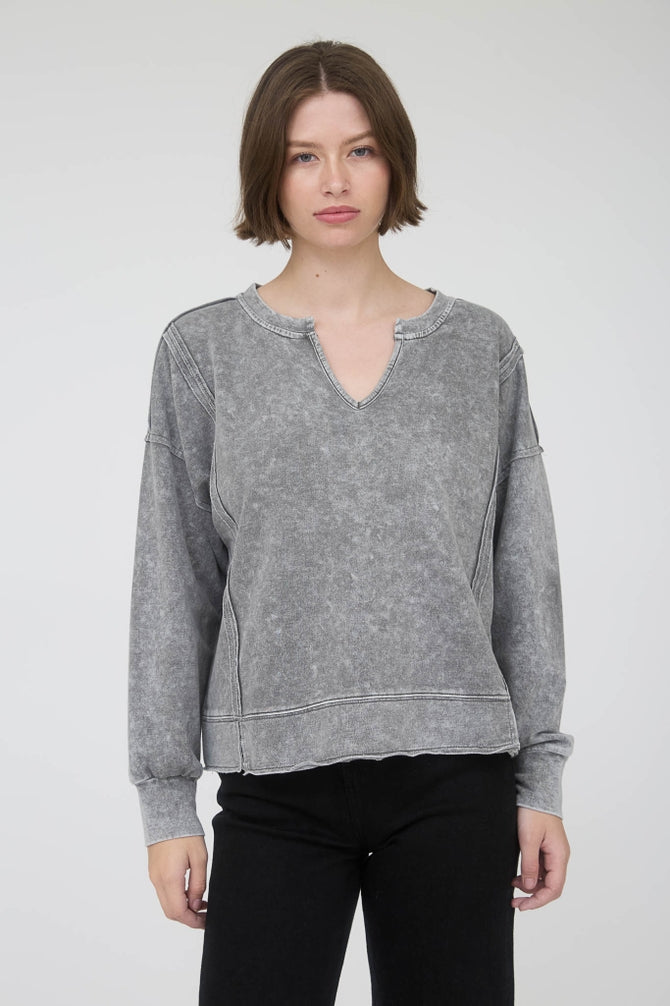 Exposed Seam Top
