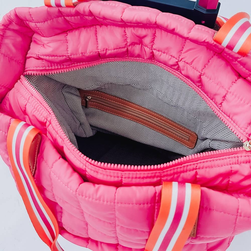 Tenley Quilted Tote Bag