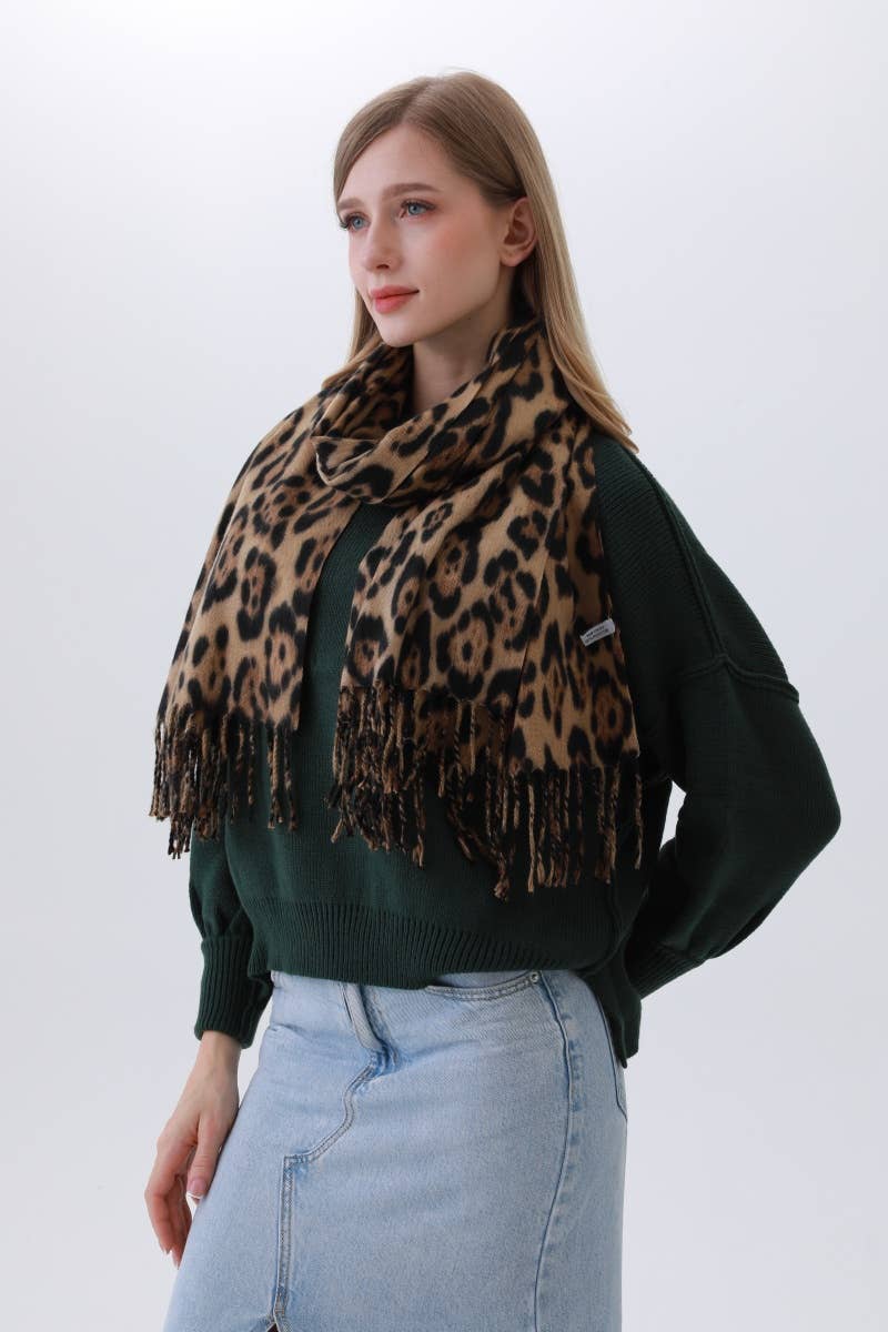 Iconic Leopard Scarf