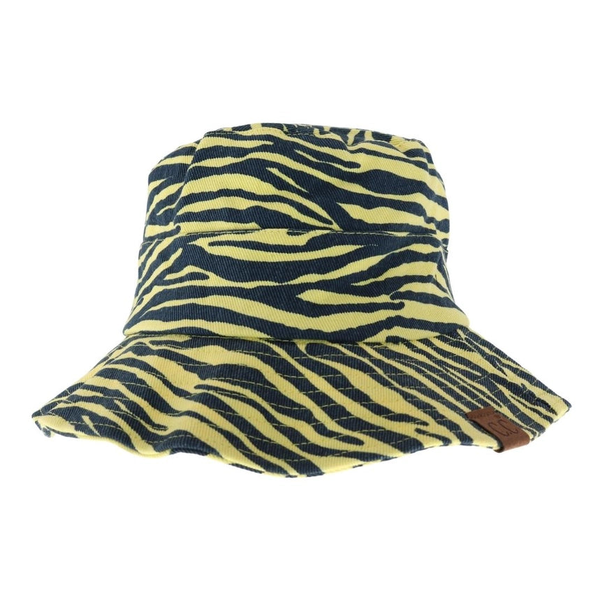 Zebra Print Bucket Hat