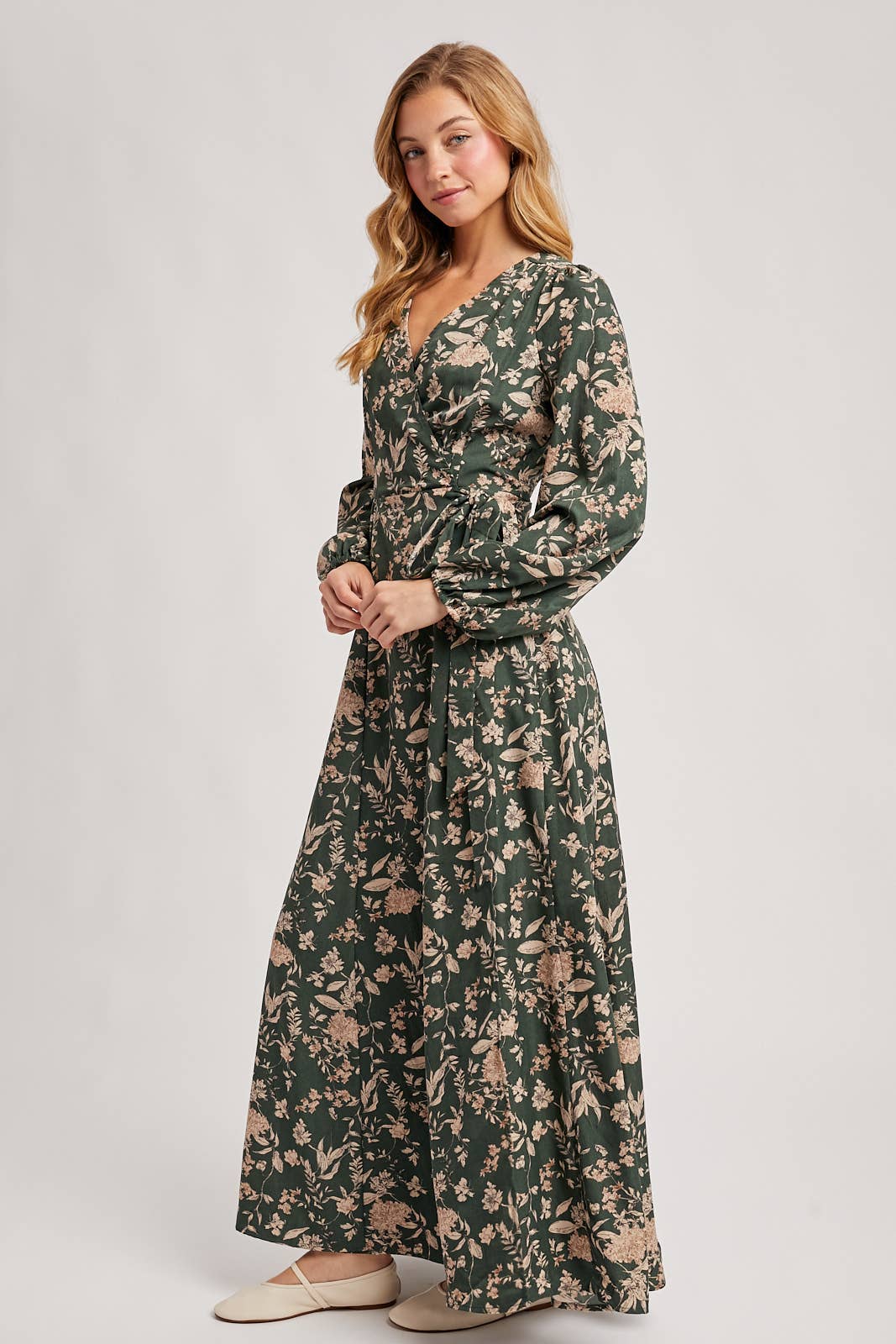 Floral Wrap Maxi