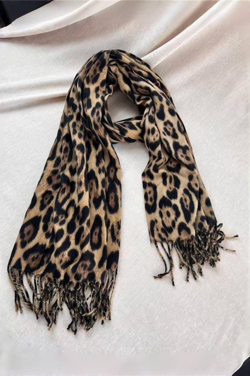 Iconic Leopard Scarf