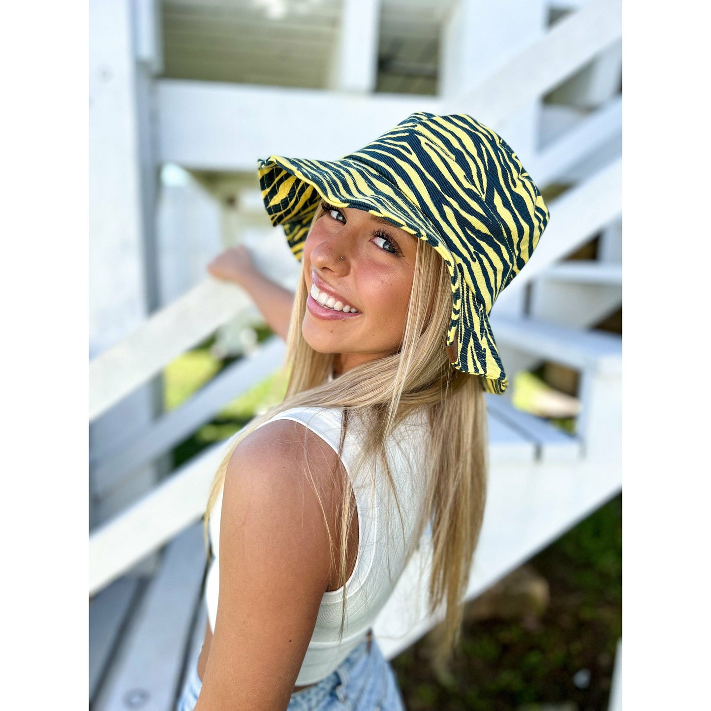 Zebra Print Bucket Hat