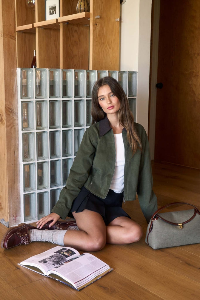 Corduroy Collared Jacket