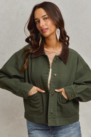 Cropped Barn Jacket