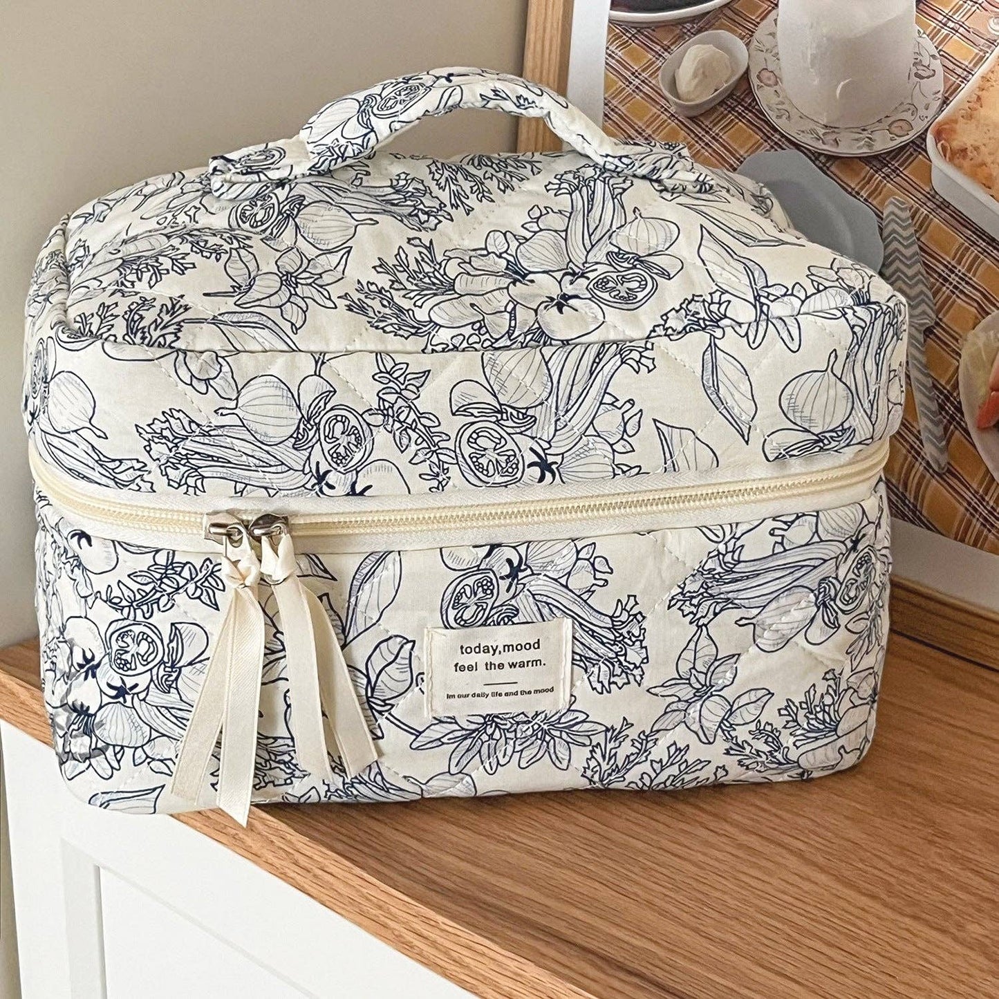 Flower Cosmetic Bag