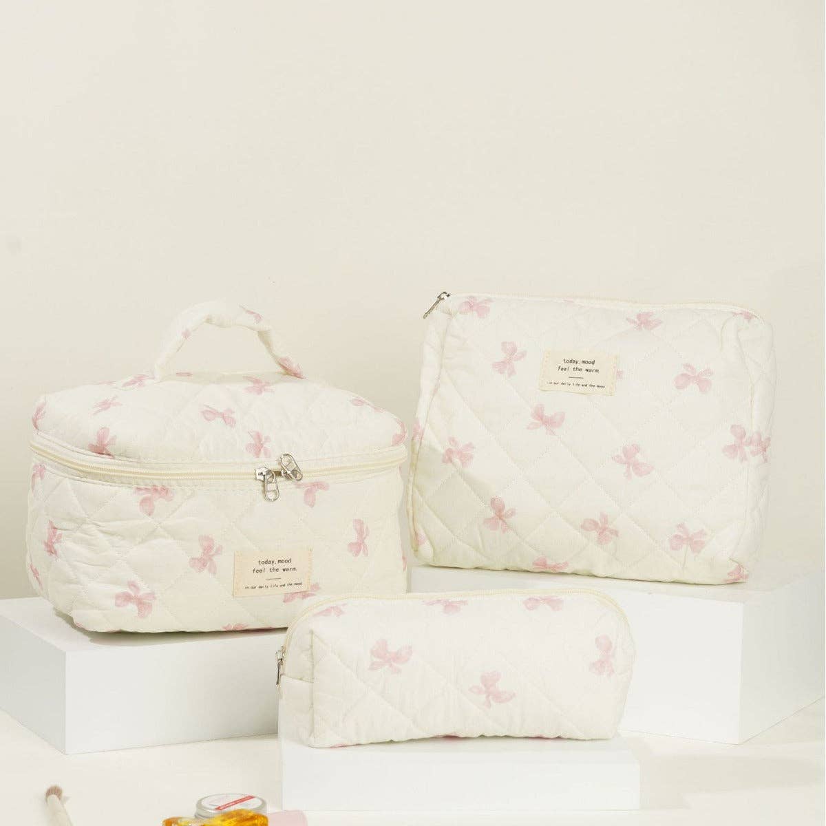 Floral Cosmetic Bag