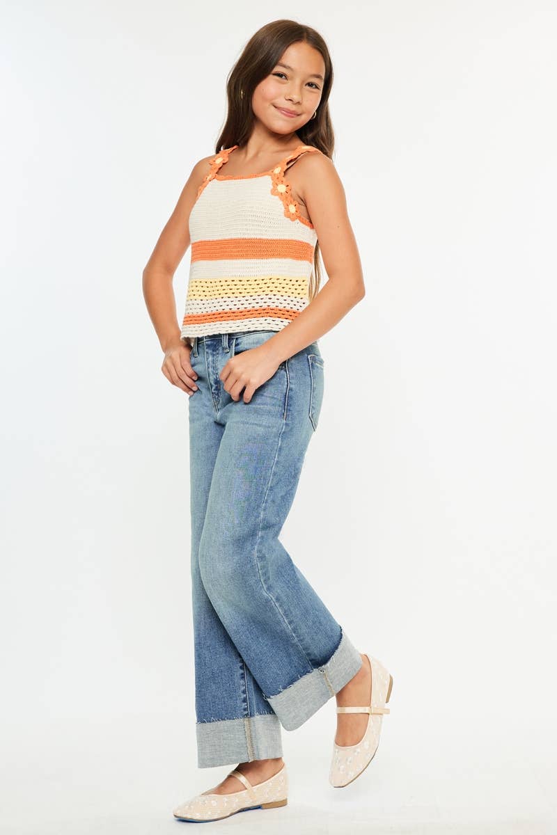 High Rise Wide Jeans