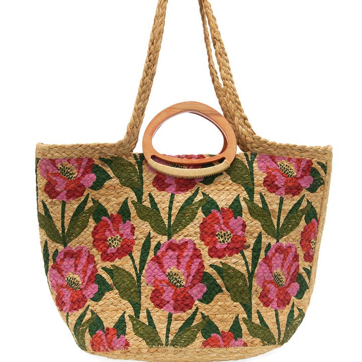 Poppy Painted Jute