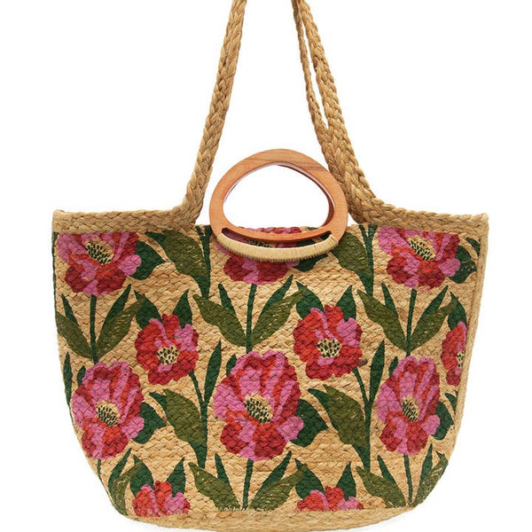 Poppy Painted Jute