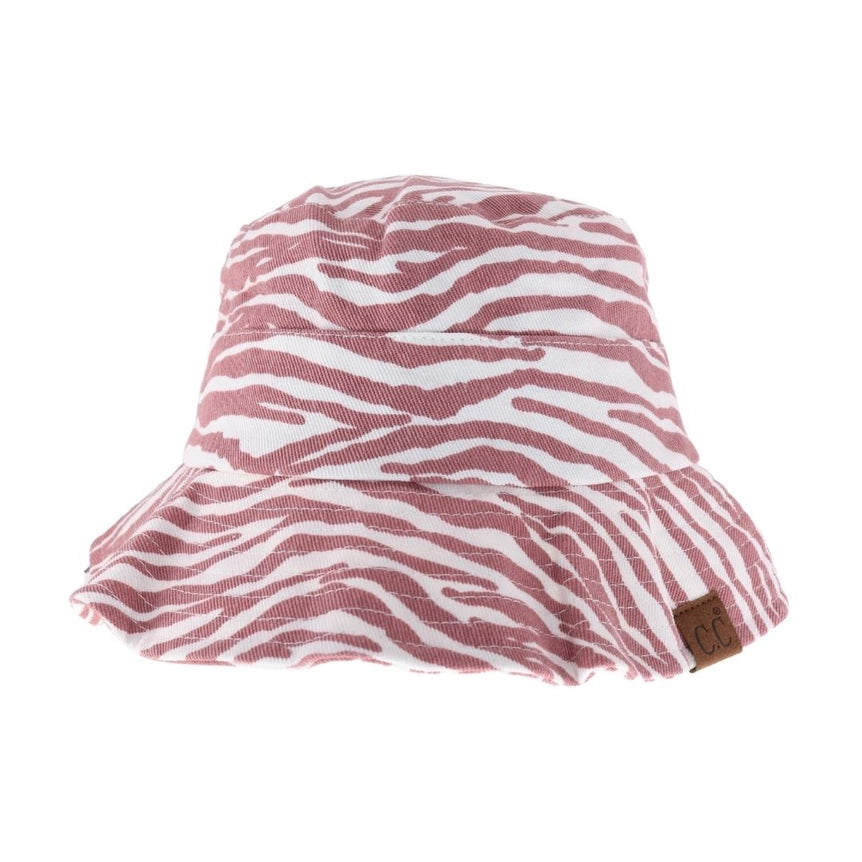 Zebra Print Bucket Hat