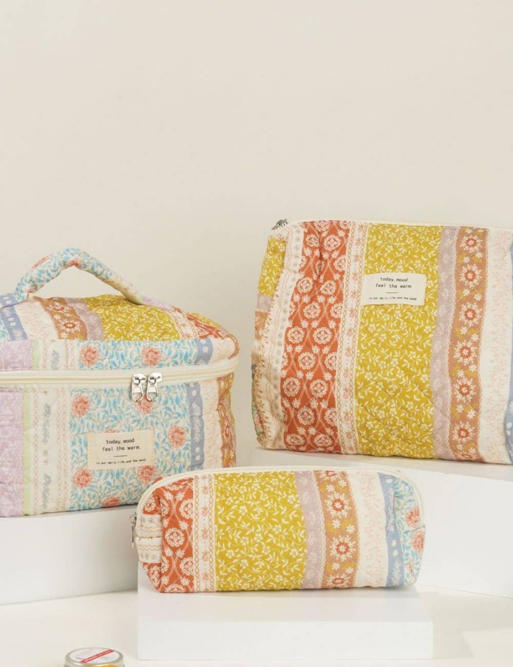 Floral Cosmetic Bag