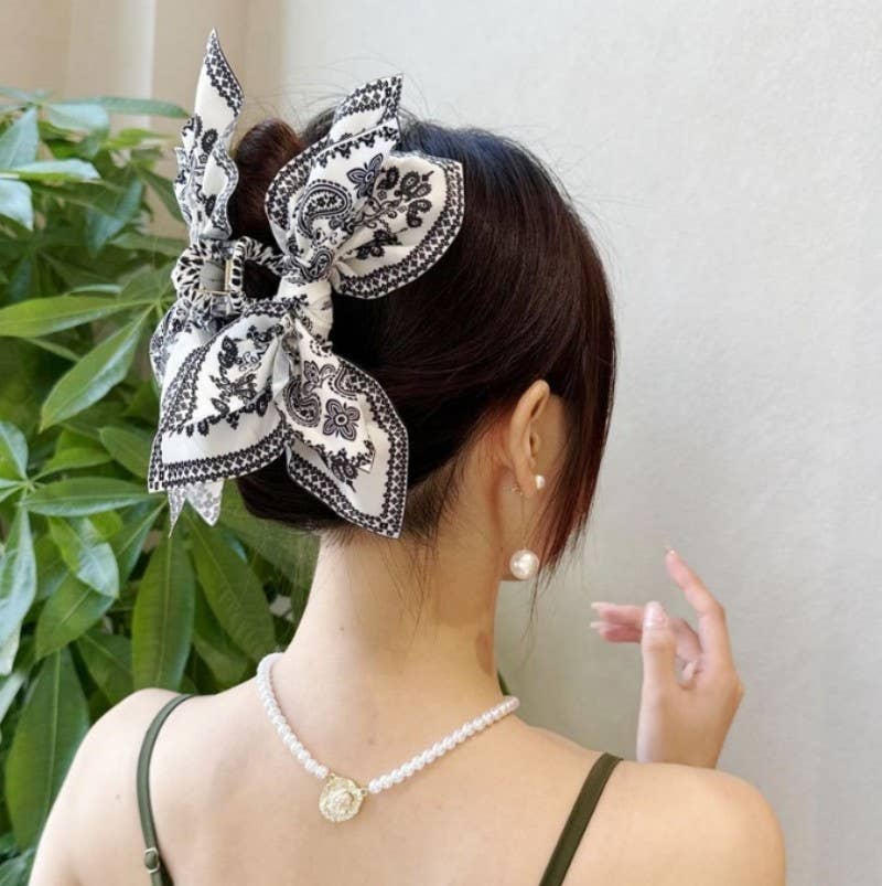 Paisley Boho Hair Clips