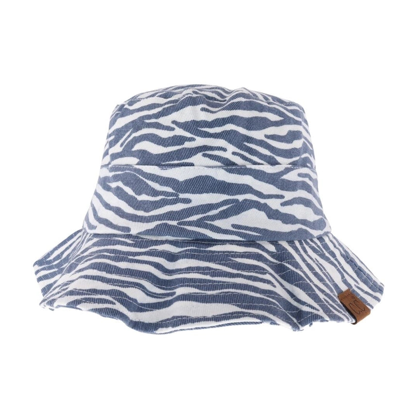 Zebra Print Bucket Hat