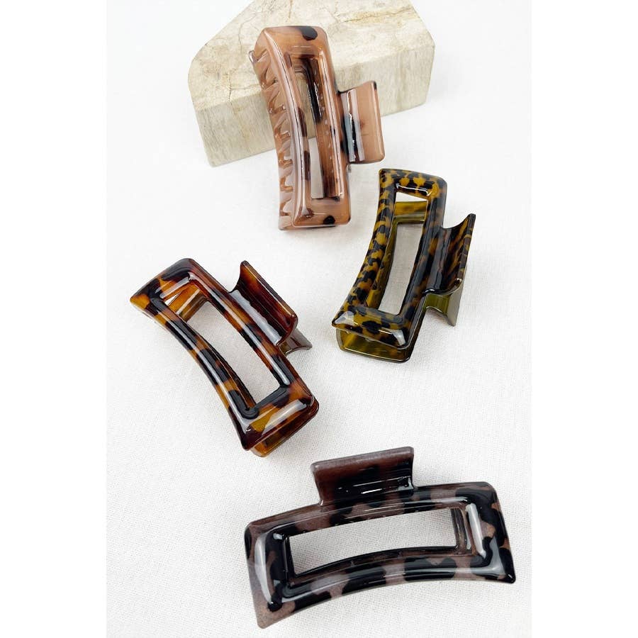 Leopard Hair Clips