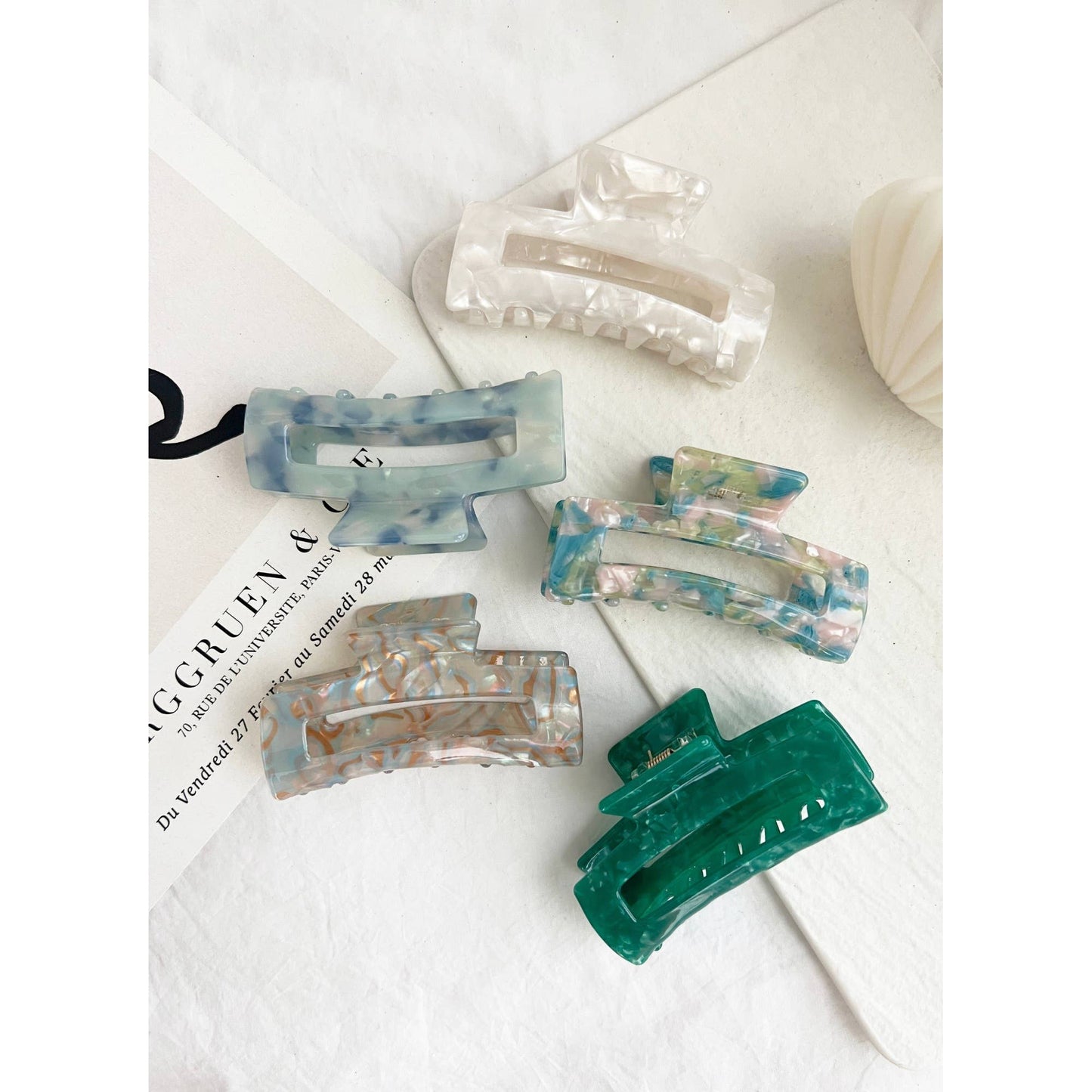 Acetate Hair Clips