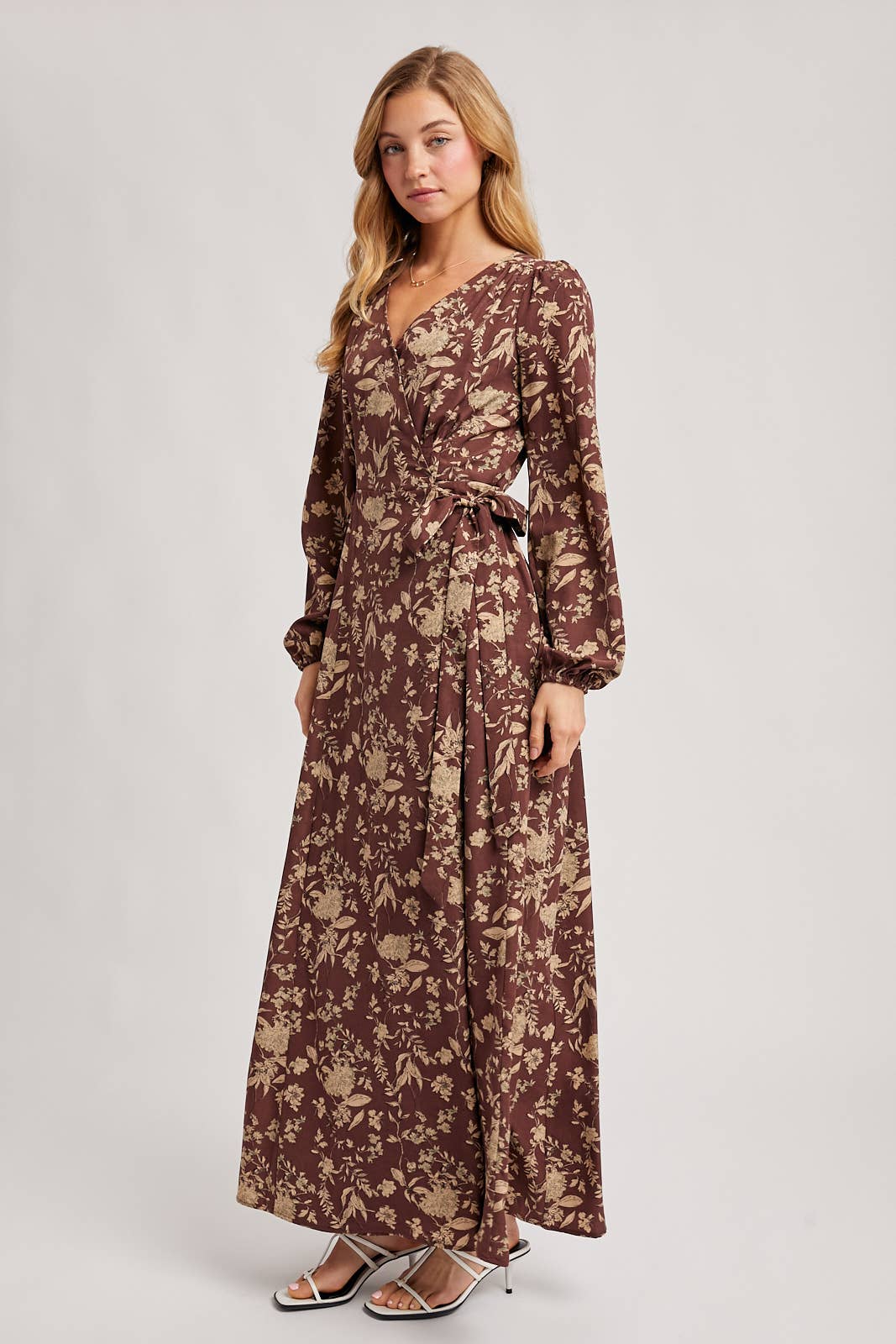 Floral Wrap Maxi