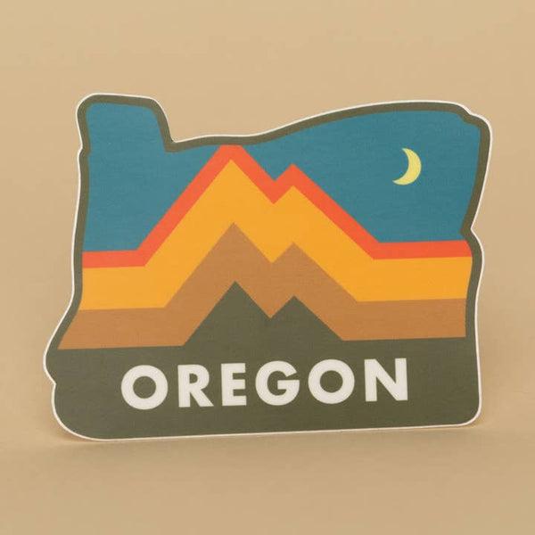 Oregon Night Sticker