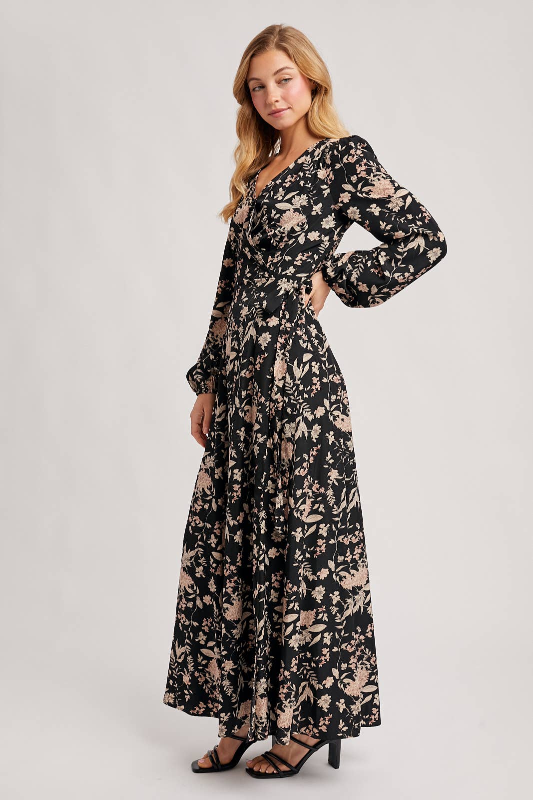 Floral Wrap Maxi