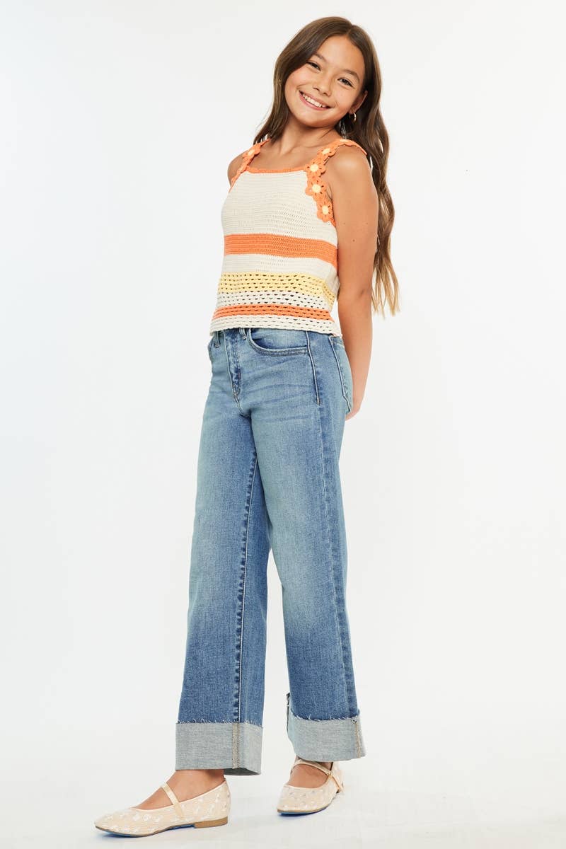 High Rise Wide Jeans