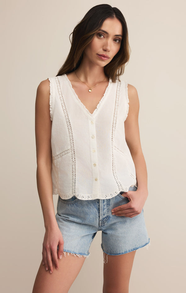 Tomi Embroidered Tank