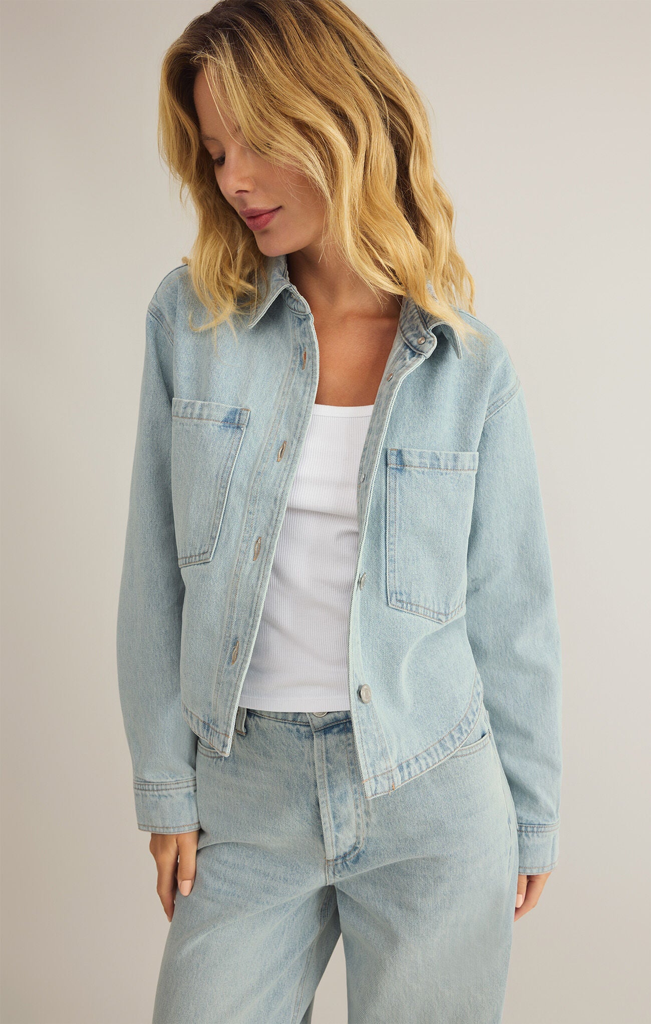 Cropped Denim Jacket