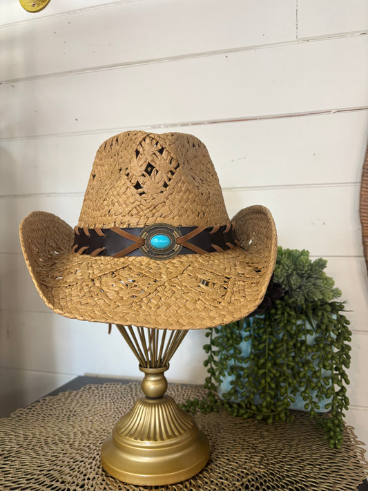 Raffia Cowboy Hat