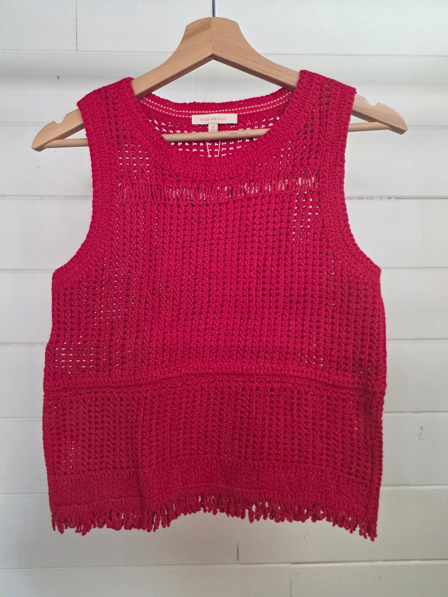 Fringed Crochet Top