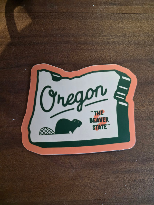OR Beaver Sign