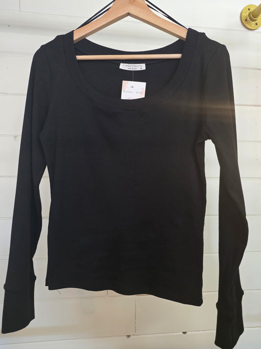 Ribbed Long Sleeve Top