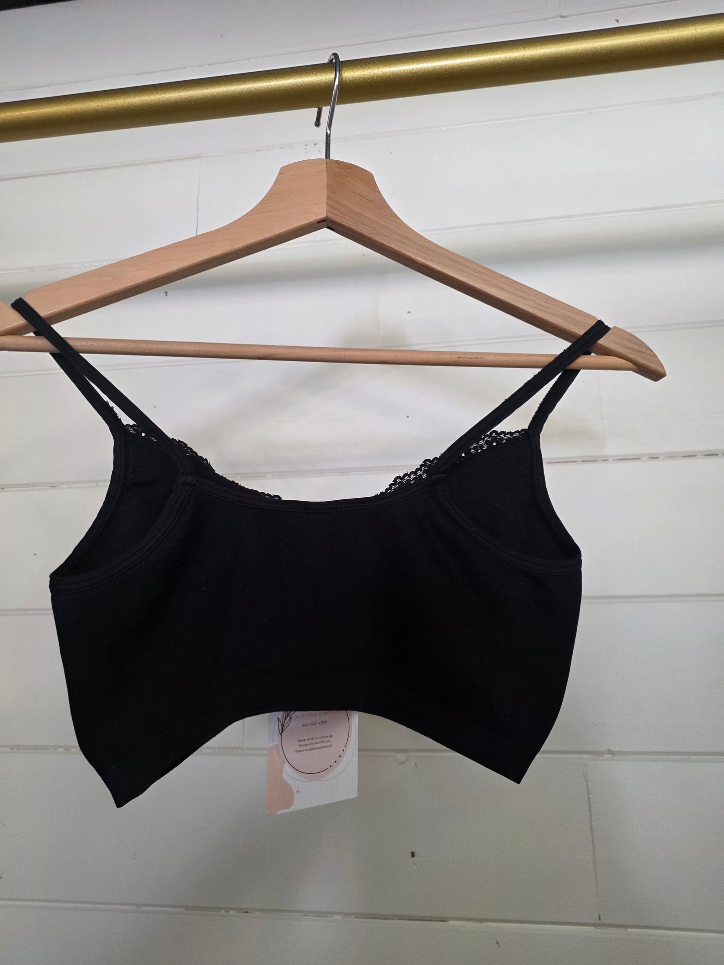 V Neck Lace Bralette