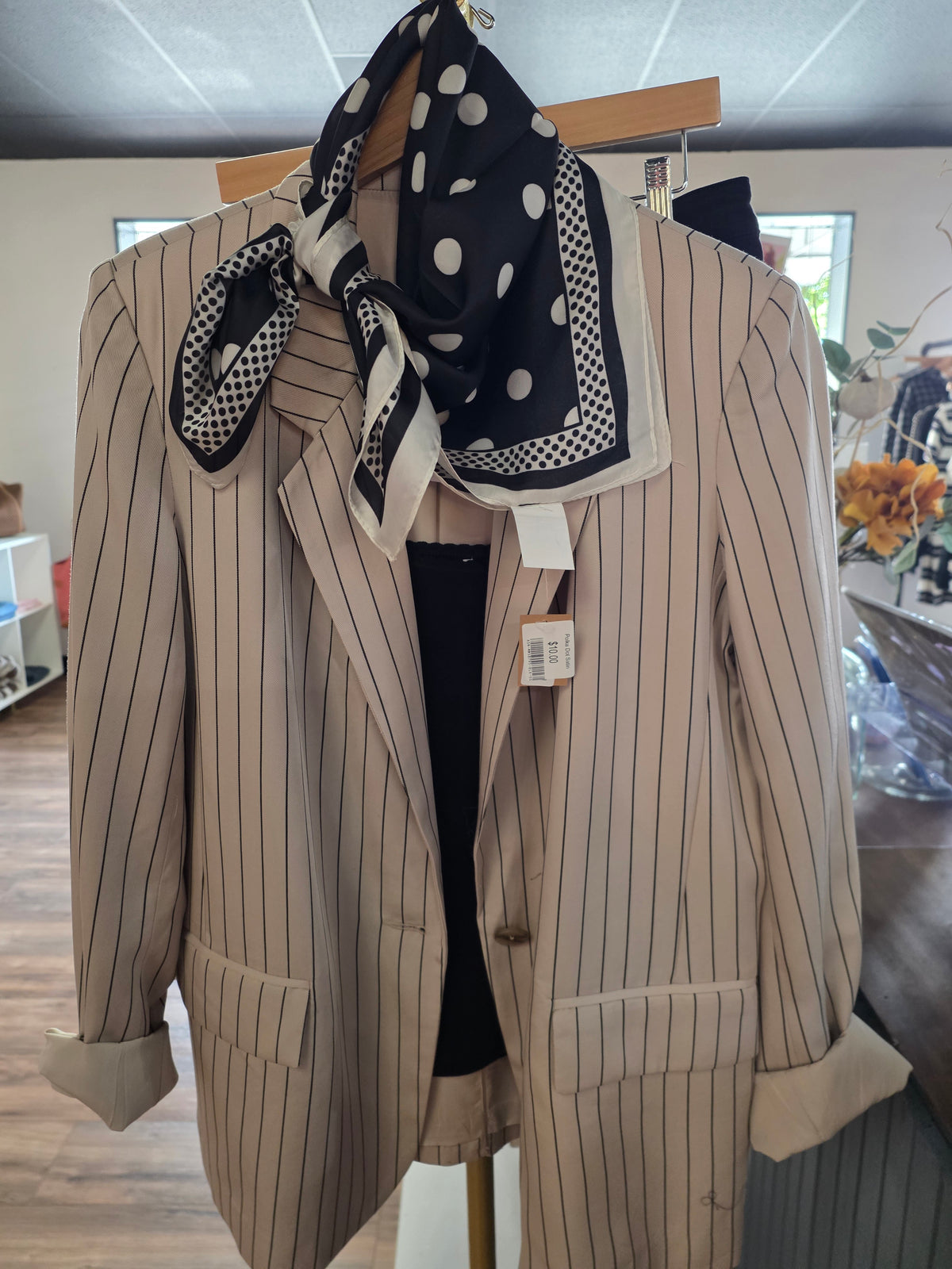 Polka Dot Satin