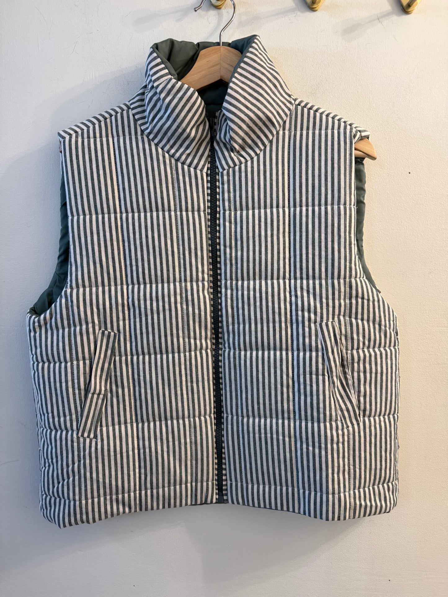 Padded Striped Vest
