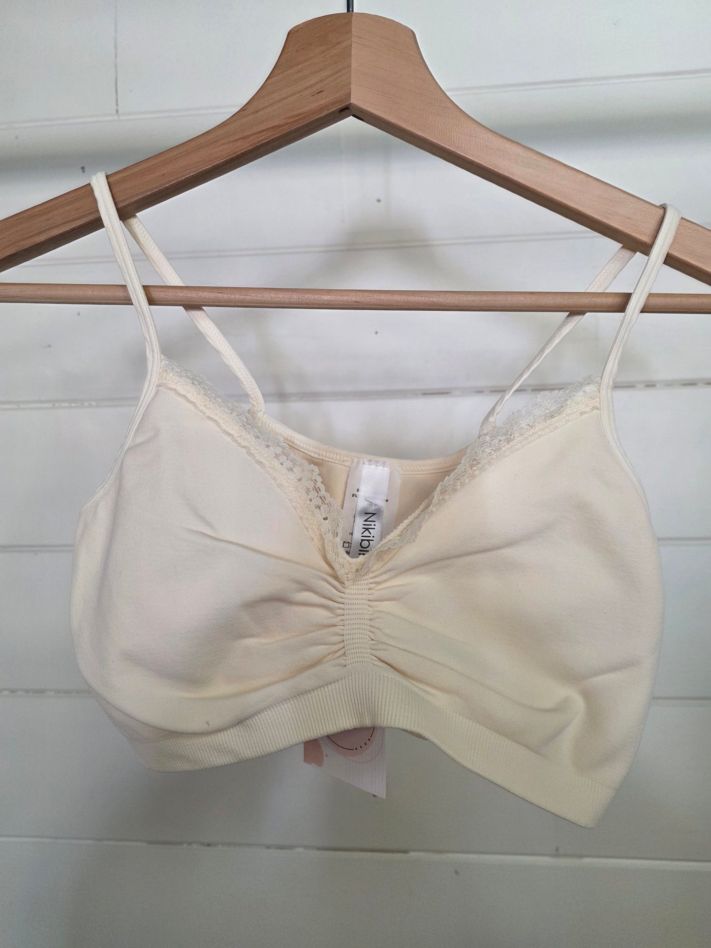 V Neck Lace Bralette