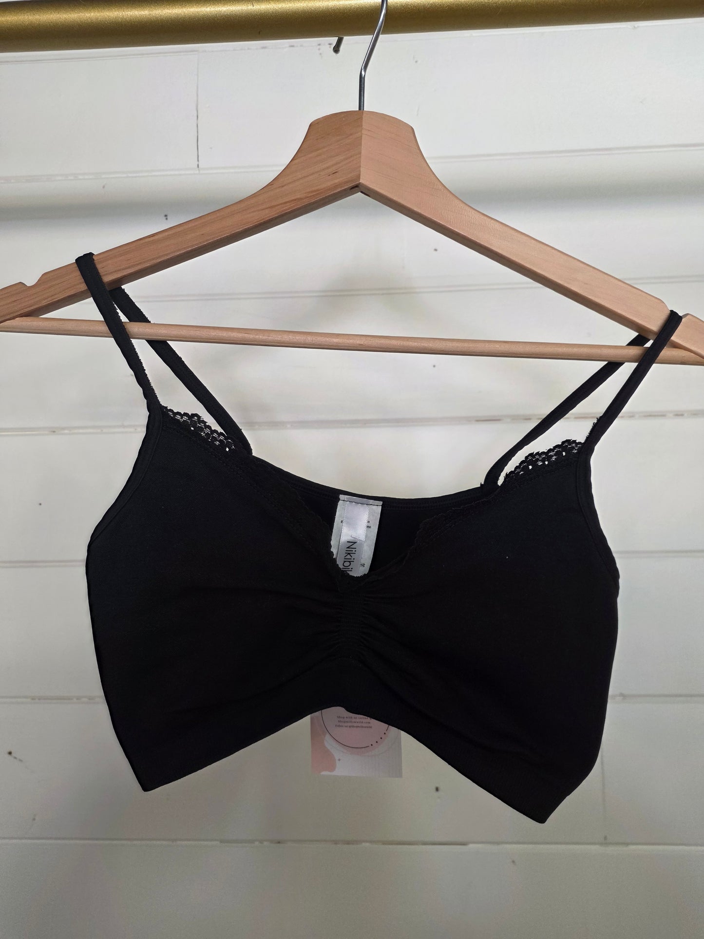 V Neck Lace Bralette