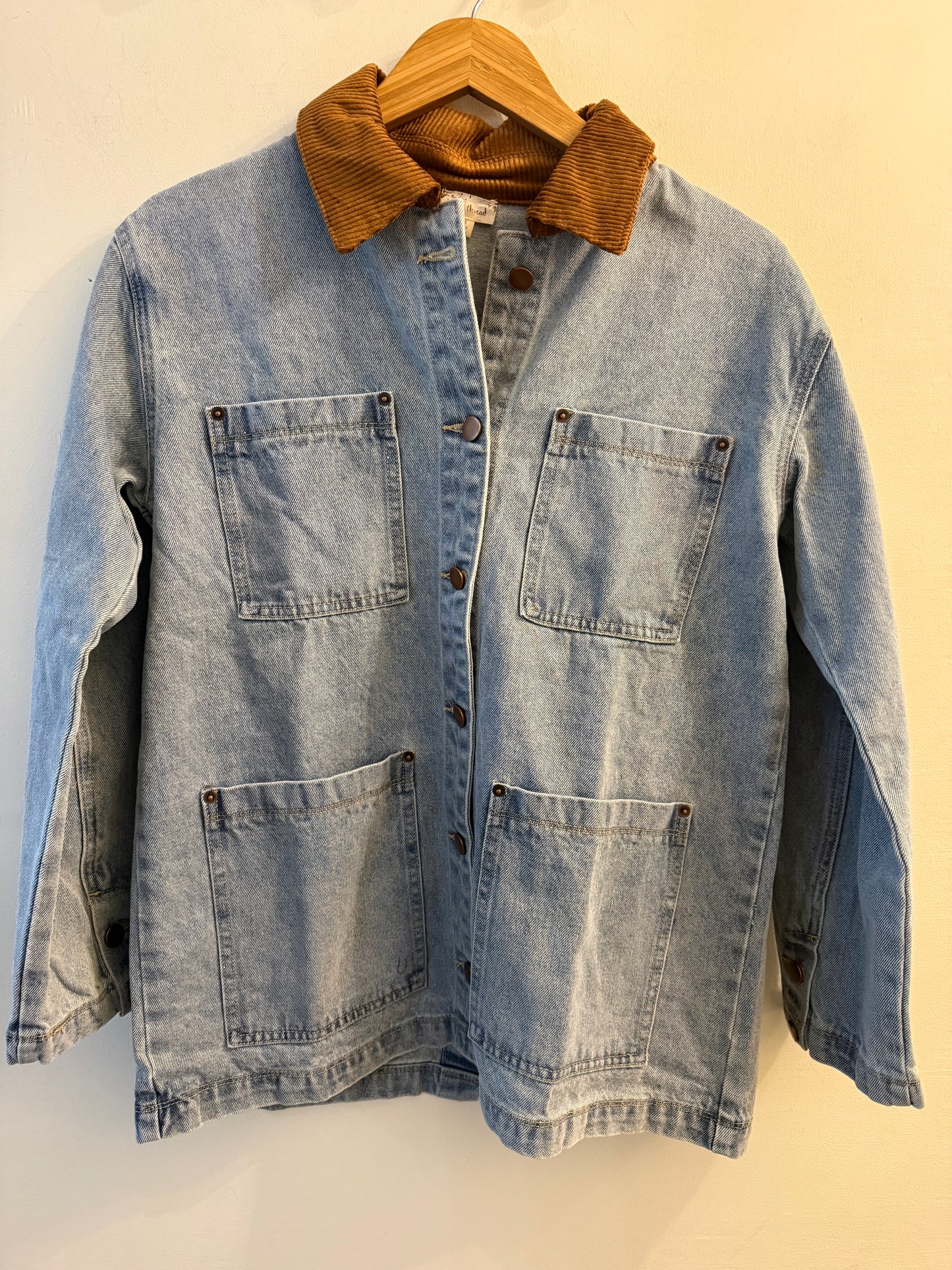 Cord Denim Barn Jacket