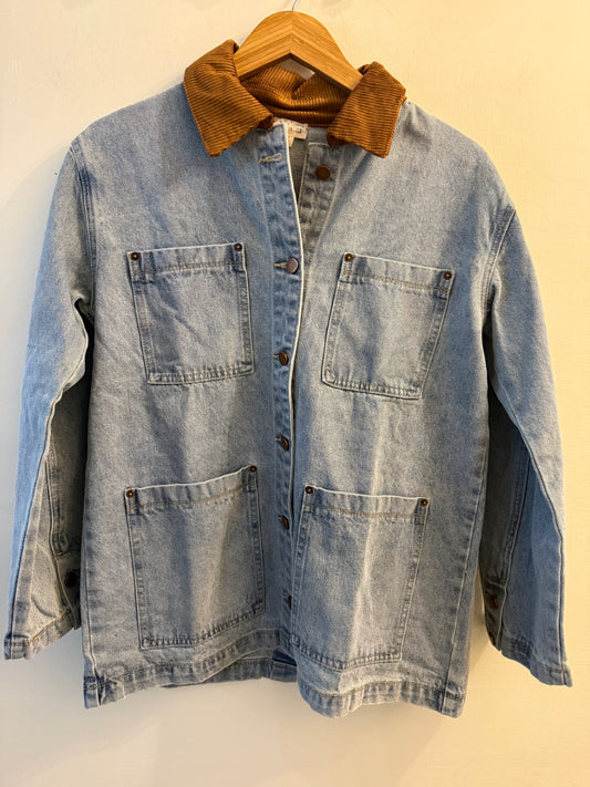Cord Denim Barn Jacket