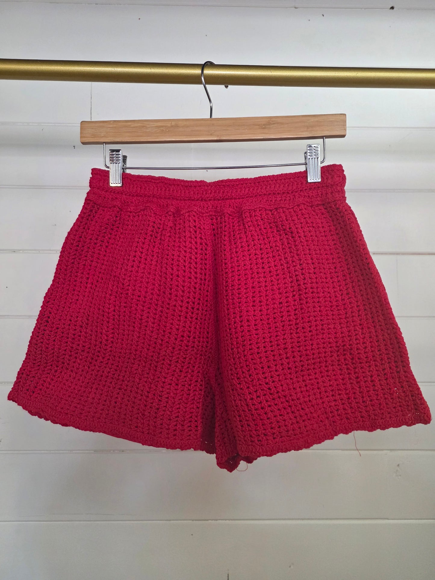 Crochet Scalloped Shorts