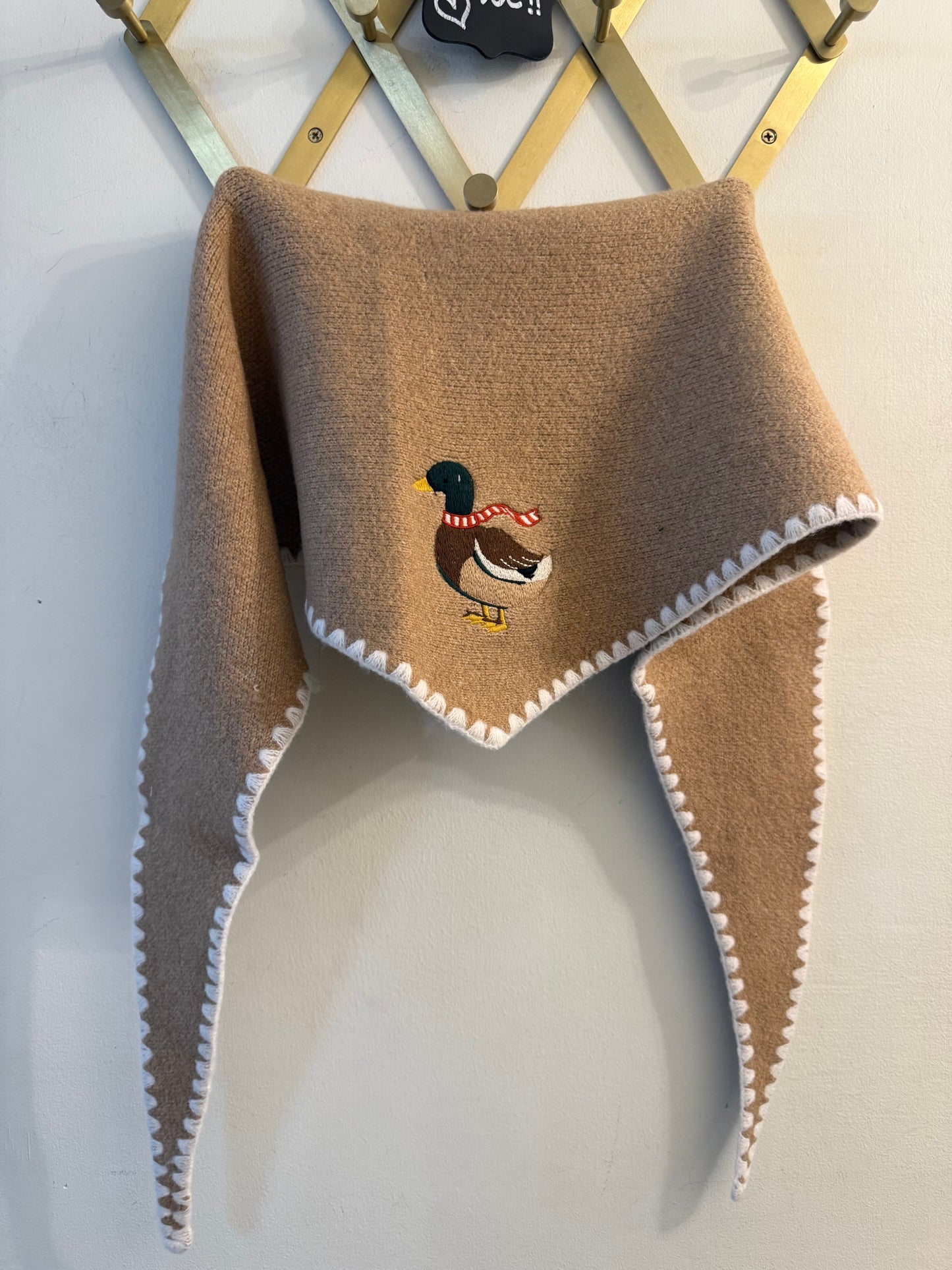 Duck Embroidered Scarg
