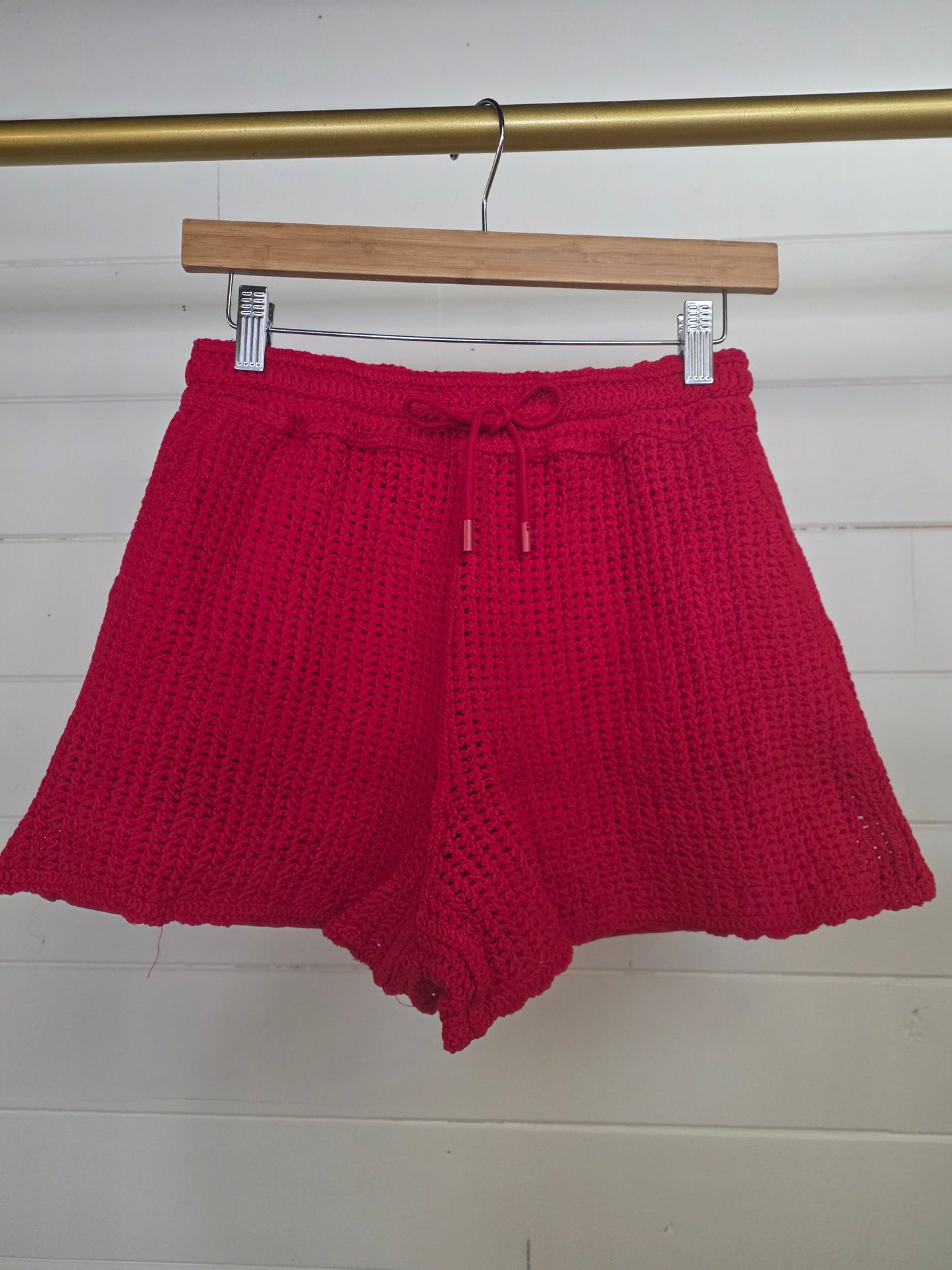 Crochet Scalloped Shorts