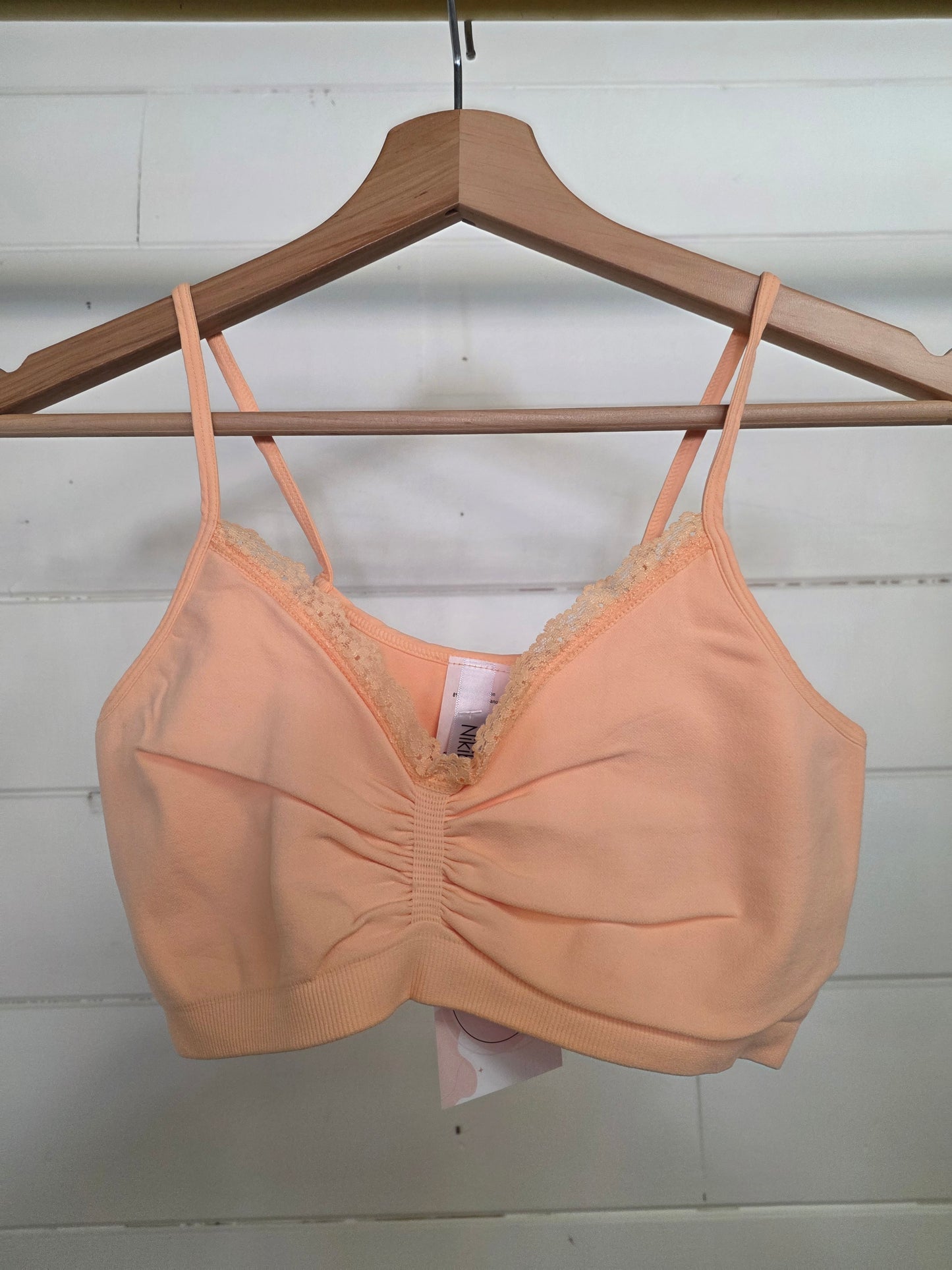 V Neck Lace Bralette