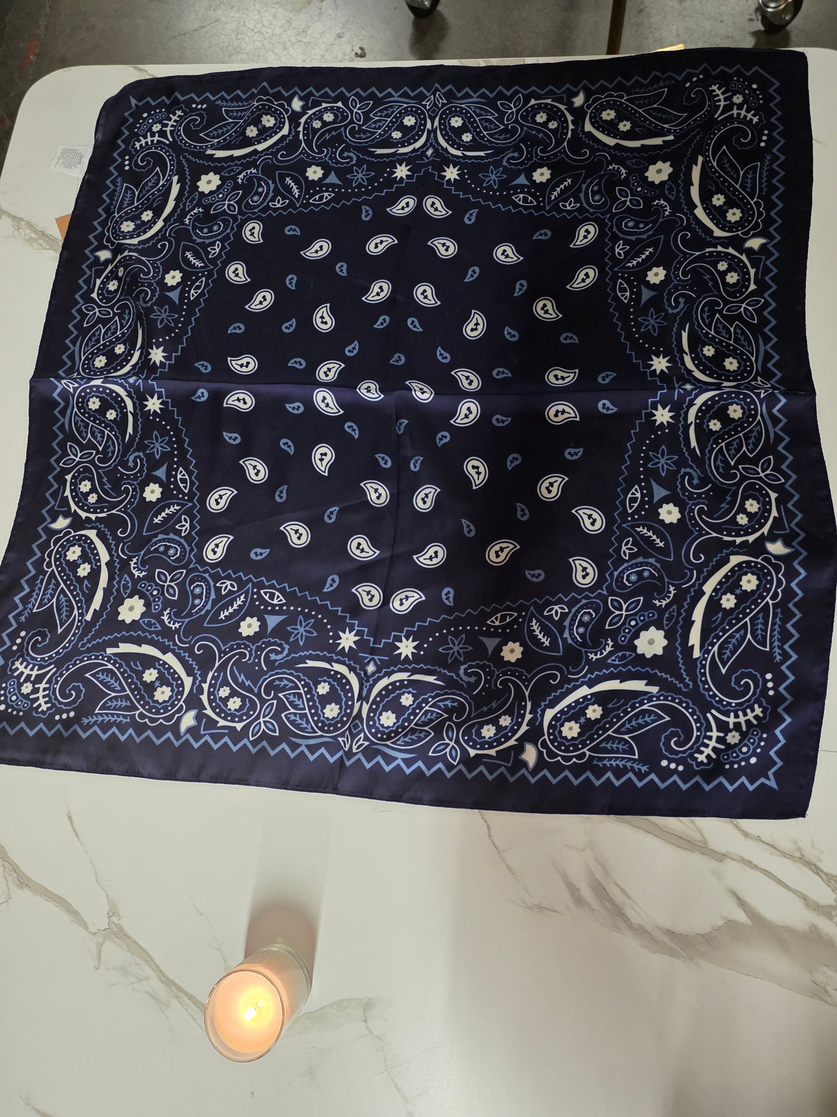 Paisley Satin Scarf