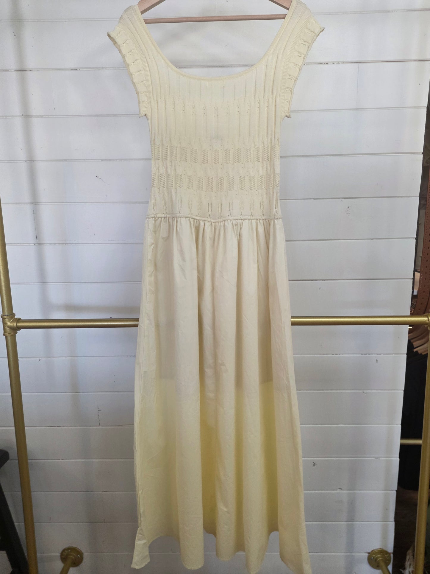 Butter Yellow Dress