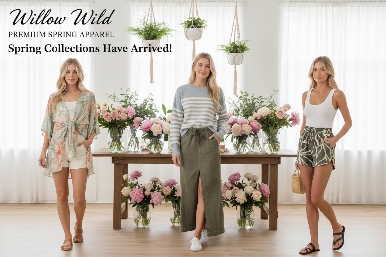 Spring Banner - Standing Figure