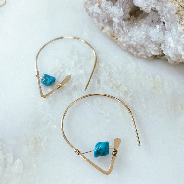 Curved Turquoise Threader